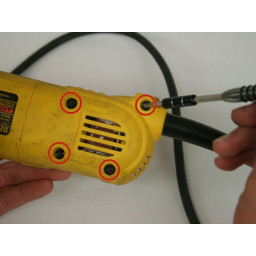 Разборка DeWalt D28110 Разборка задней панели